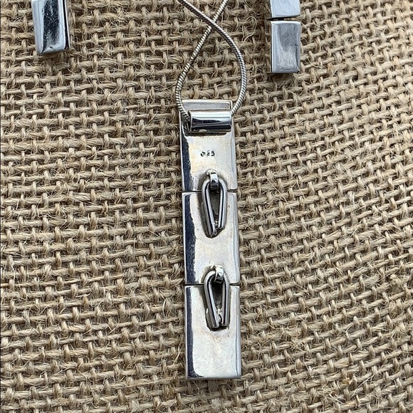 Sterling Pendant and Earring Set - Picture 4 of 4